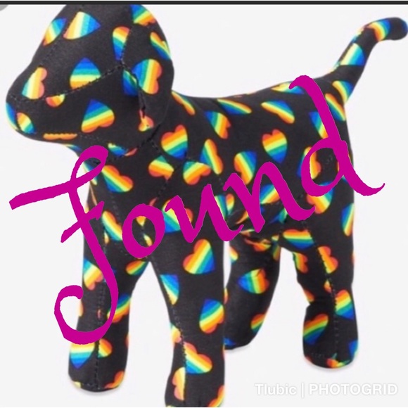 PINK Victoria's Secret Accessories - ISO Pink Pride Dog 💚💜❤️